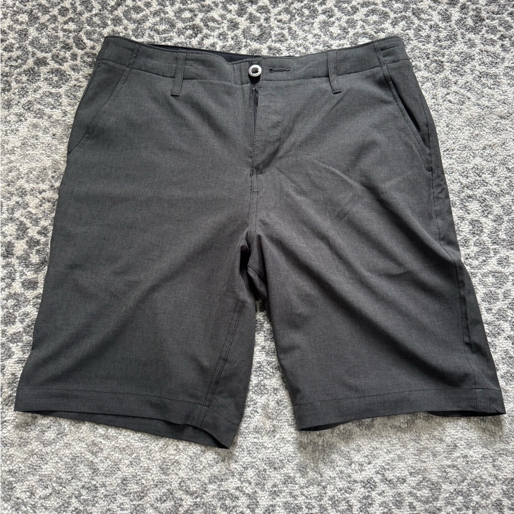 Men's Volcom 4 Way Stretch Gray Shorts